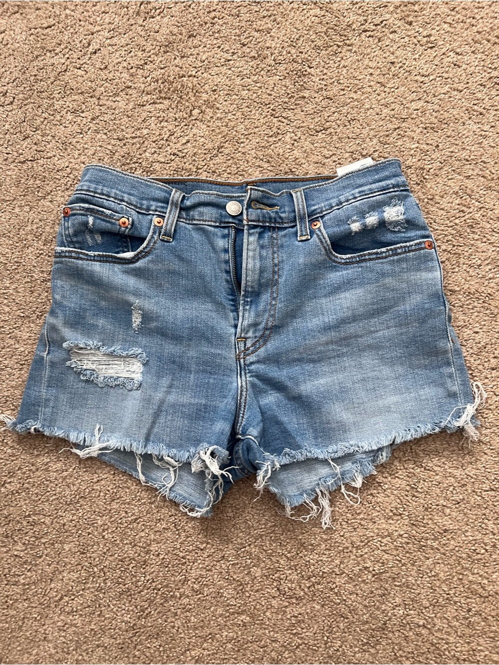 Levi’s Women's Denim Cutoff Shorts - Blue